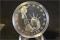 2000 $5 Silver Liberty Coin