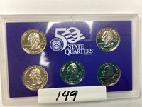 5-  50 STATE QUARTERS US MINT PROOF SET