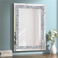 Crystal Decorative Mirror-19.7"x27.5" Rectangle