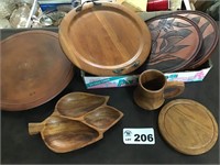 WOODEN SERVING DISHES