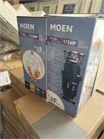 2- MOEN 1/3hp GXP33C PRO DISPOSAL'S