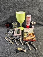 Bartender Book, Whiskey Stones, Wine Openers, a