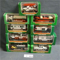 (9) Miniature Hess Trucks