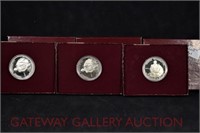 (3) Washington Commemorative Silver Half Dollars: