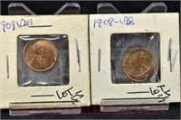 (2) Lincoln Cents: