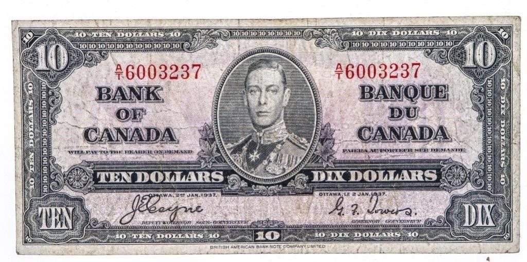 Bank of Canada 1937 $10