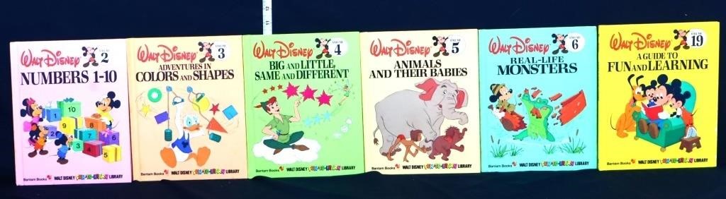 Lot of 6 vintage Disney children's books