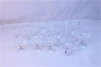Wine Glass & Brandy Glasses Lot