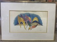 Judaica print, Mizrach, by unknown Artist