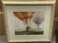 Hot air balloons signed print by Roger Bansemer