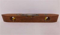 Stanley torpedo level, 9" long - Unmarked wooden