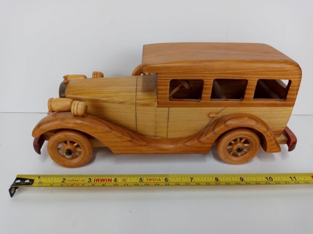 Vintage Wooden Car