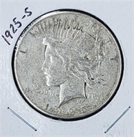 1925-S Silver Peace Dollar