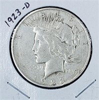 1923-D Silver Peace Dollar