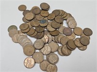 Approx. 100  Wheat Pennies