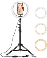 ESR 10" Selfie Ring with Tripod and Phone Holder,