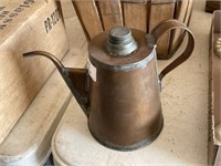 Vintage Copper Oil Jug - Can