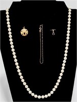 Jewelry Lot 10k/14k Gold Pendants / Bracelet +