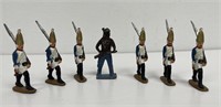Vintage Lead Hand Painted 2 in. Toy Soldiers