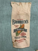 Vintage Seed & Feed Cloth Sacks Bags Indiana