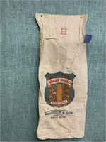 Vintage Seed & Feed Cloth Sacks Bags Indiana