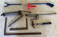 Square Grease Gun and More Lot