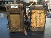 Vintage Railway Express Railroad Crate Boxes