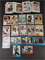 Billy Johnson Oilers Football Baseball Topps Cards