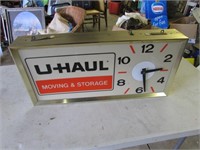 old u-haul clock