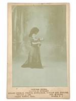 1903 Cabinet Card Princess Nouma Hungary Age 26