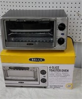 Bella 4 slice toaster oven new