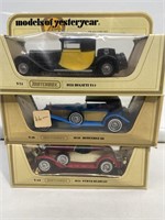 X3 Model Cars 1:48 of Yesteryear including