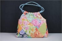 Floral Fabric Bag  12 x 15