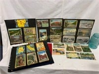 Large lot of vintage souvenir state postcards