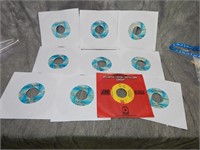 Group of ROLLING STONES 45 RPM Records
