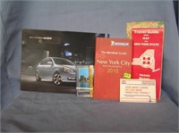 Vintage automotive and travel memorabilia