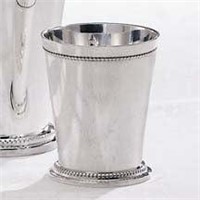 2.95IN Silver Mint Julep Cups x8