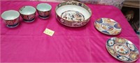 SW - LOT OF ASIAN PORCELAIN PLATES & BOWLS (R65)