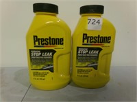 Prestone Stop Leak Radiater 2 Bottles 11floz Each