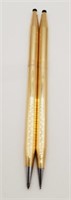 (H) Cross 1/20th 14kt Gold Filled Prn and Pencil