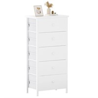 BOLUO Tall White Dresser Narrow Dresser Small