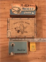Collectables -Cigar Box, Cigarette, Tin, Tea Tin