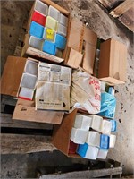 pallet with plastic containers