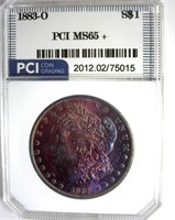 1883-O Morgan PCI MS65+ Awesome Color