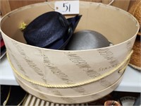 Hat Box, (2) Hats