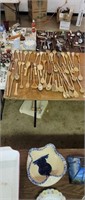 Assortment of wood spoons