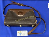 BROWN LEATHER DOONEY AND BOURKE CROSS BODY