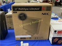 NEC BLACK MONITOR MULTI SYNC LCD 1760V