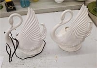 Mid century modern swans from California Potter