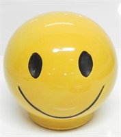 USA McCOY POTTERY SMILEY COIN BANK c1970's